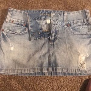 American Eagle Distressed Skirt Size 8